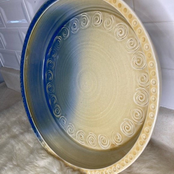 Handmade Clay 13 inch Dish - Picture 2 of 4